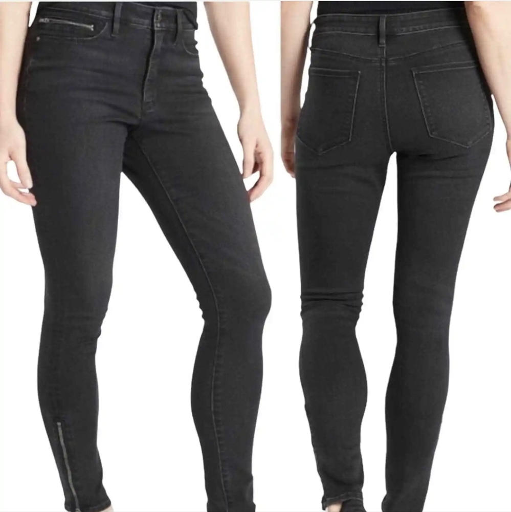 Athleta Sculptek Black Stretch Jeans